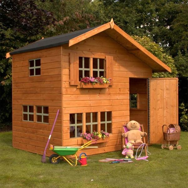 Игрушечный деревянный домик для детей
